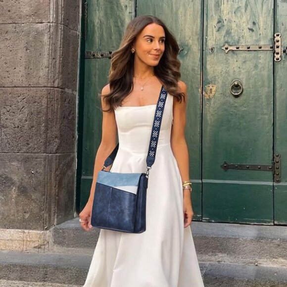 Leather Crossbody Bag for Women Soft Vegan PU Multiple Pockets Lightweight - Picture 2 of 6